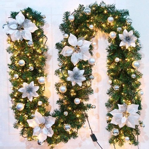 Christmas garland with - christmas,
