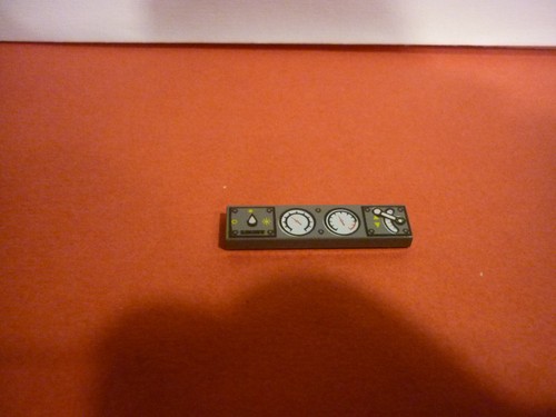 Lego dkstone tile 1x4 - tile, light