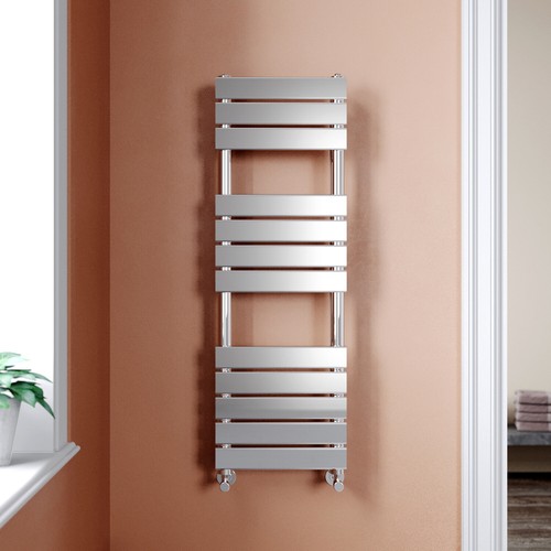 Chrome towel rail radiator - chrome,