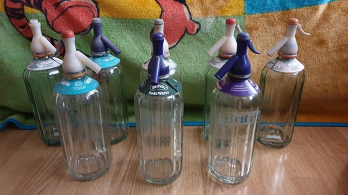 Old antique glass bottle - glass,
