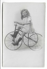 VTG Postcard Little Girl on