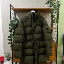 CP Company Nycra Down Lens Down Jacket | Green | Size 54 - 22" P2P