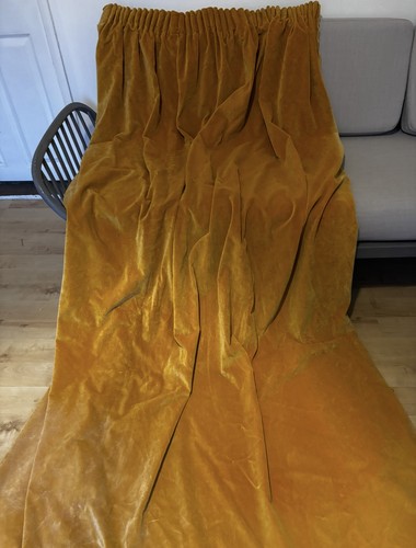 Vintage extra long velvet - long, door