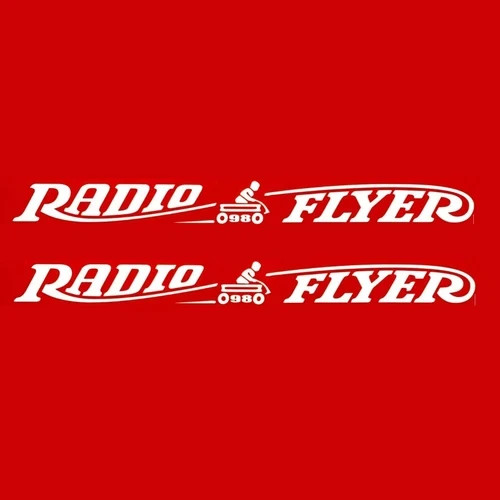 Radio flyer decal - radio,