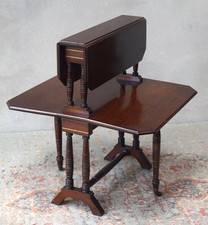 Antique Table Serving Side