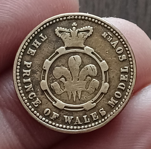 Queen victoria brass token - victoria,