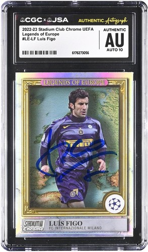 Autographed luis figo - autographed,
