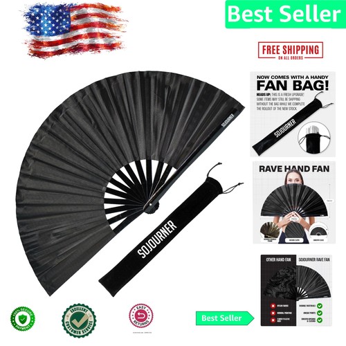 Elegant handcrafted large - handcrafted, fan