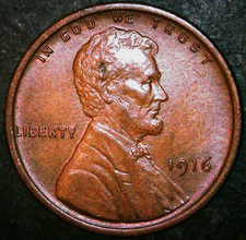 1916-P Lincoln Wheat Cent /