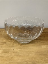 Large Clear Glass Vintage