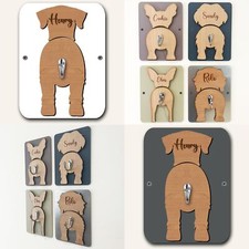 Giant Schnauzer Dog Lead Holder Leash Hanger Hook Any Colour Personalised Gift