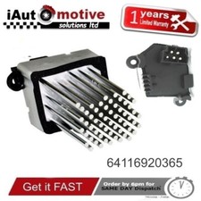 BMW E46 E39 X3 X5 HEATER BLOWER RESISTOR FINAL STAGE HEDGEHOG 64116920365