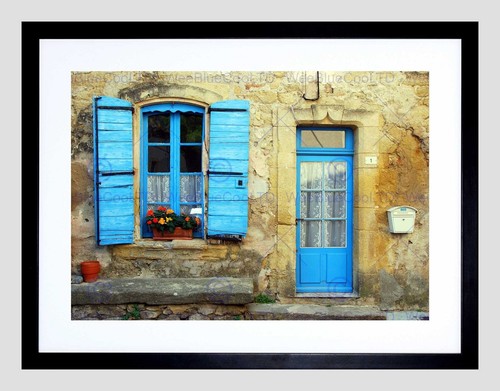 85491 blue shutters door - 85491,