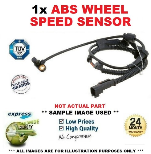 Rear axle abs wheel speed - abs,