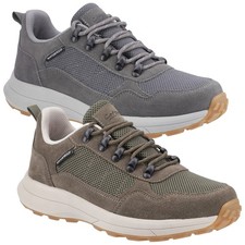 Cotswold Mens Elmfield Waterproof Walking Shoes Comfort Suede Hiking Trainers