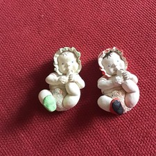 2 Colour Box Peter Fagan Little Darlings Figures Babies Vintage