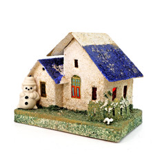 Vtg antique Putz House