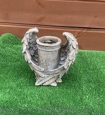 STONE EFFECT ANGEL  WINGED