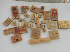 Wooden Block  Rubber Stamps