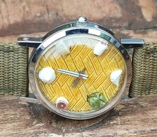 Shanghai Tang DIM SUM Watch Quartz Movement Food Dial Wristwatch Mint Condition