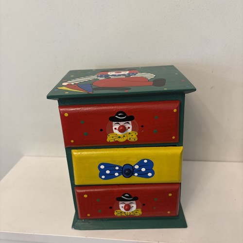 Vintage hand painted wooden - vintage,