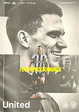 NEWCASTLE UNITED v MANCHESTER CITY PREMIER LEAGUE PROGRAMME 2025/26