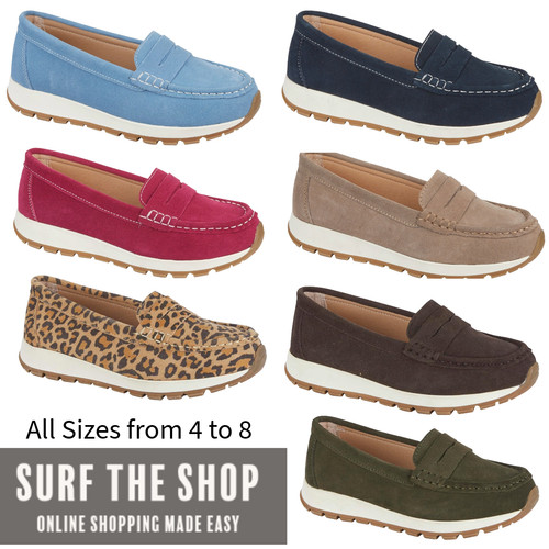 Joe ladies genuine - &, suede