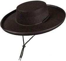 Black Felt Zorro Bandit Fancy