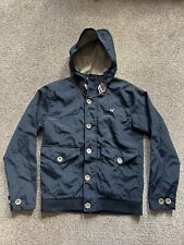 Men’s Voi Jeans Navy Blue Button Zip Up Jacket - Size Medium 