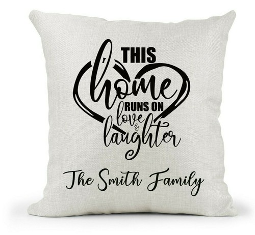 Personalised family cushion - family,