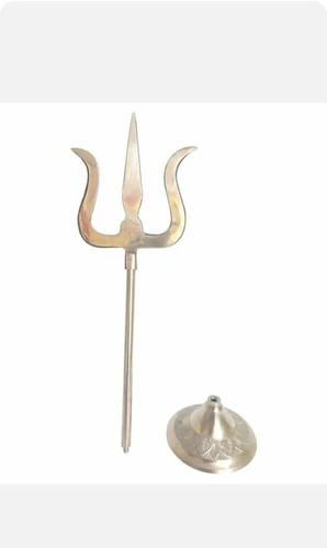 Pure brass mahadev trishul - pure, 6