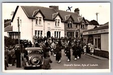 Postcard RPPC Chemist's Corner Kyle of Lochalsh Ross-shire Scotland Pharmacy A8