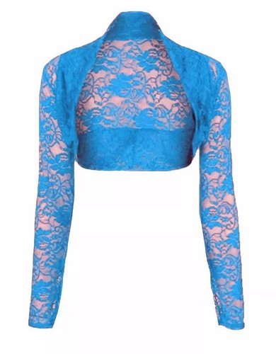 Women lace floral shrug bolero - lace,