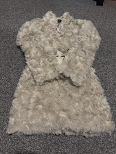 Ladies Lipsy Fur Coat. Size 10. New Without Tags