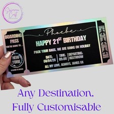 Personalised Boarding Pass  -