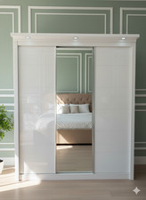White Gloss Italian Wardrobe