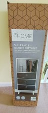 Flat Pack Shelf And 3 Drawer