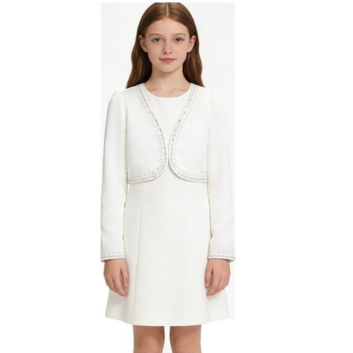 Girl satin beaded open - uk,