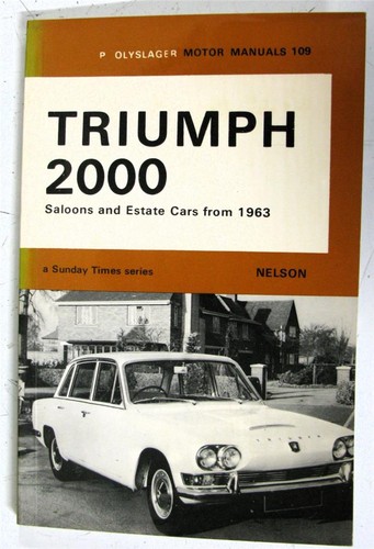 Triumph 2000 car - 2000, manual