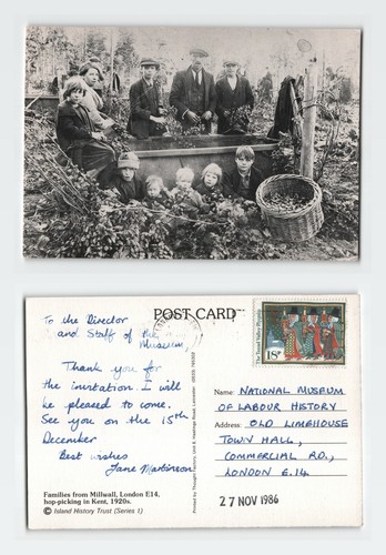 Vintage postcard families from - vintage,