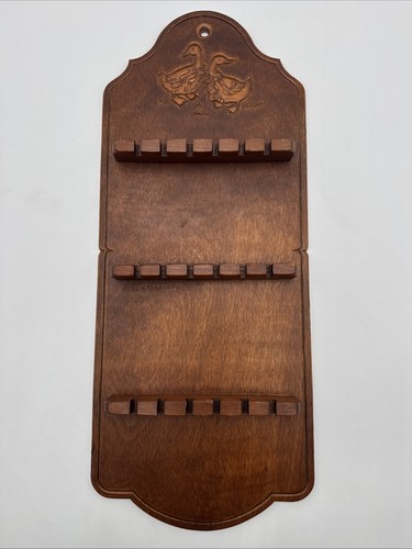 Vintage mcm wood hanging - vintage,