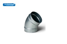 45 degree elbow bend hydroponics ventilation tube extractor spiral ducting pipe