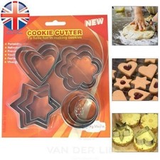 12 Pcs Metal Biscuit Cookie