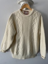 Vtg  Chunky Cable Knit