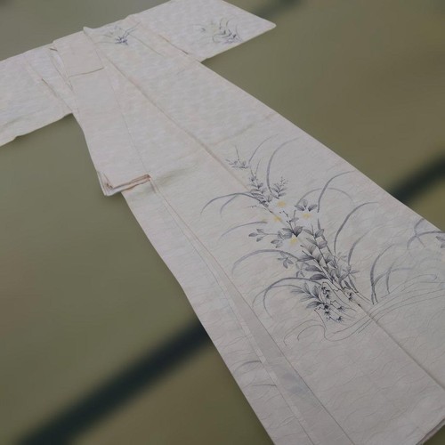 Antique silk kimono vintage - kimono,