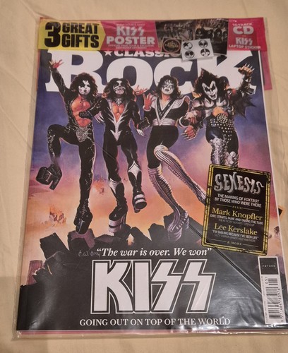 Classic rock magazine - magazine, kiss