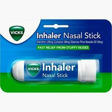 Vicks Inhaler Nasal Stick Fast Relief from Stuffy Blocked nose & Nasal Passage 