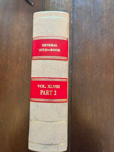 General stud book vol part - stud,