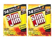 2-Pack Slim Jim Smoked SPICY