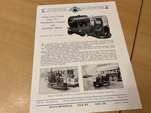 1930 lister auto truck - r,